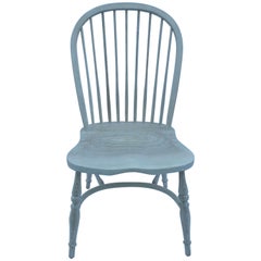 Reproduction Spindle Back Whitewash Side Chair