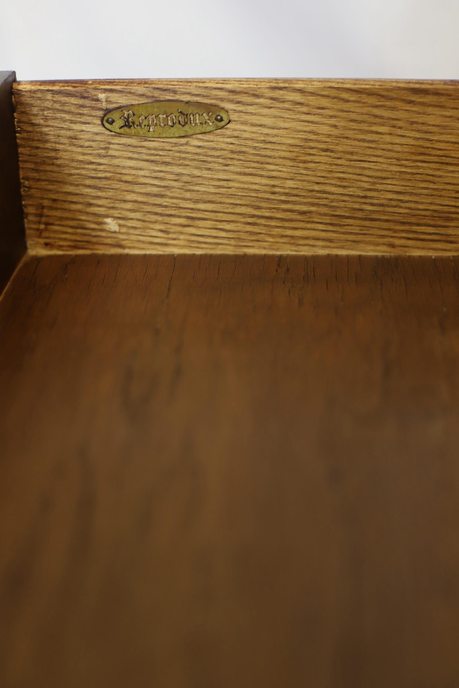 Reprodux Bevan Funnell Lovely Campaign Style Bureau For Sale 4