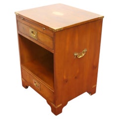 Reprodux Bevan Funnell Lovely Vintage Military Campaign Nightstand