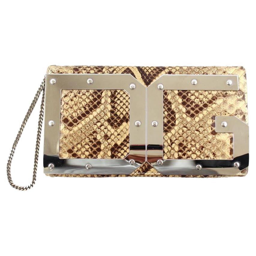 Dolce and Gabbana Multicolor Leather Queen Of Hearts Box Clutch at ...