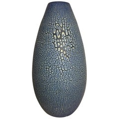 Reptile Skin Look Ceramic Vase from 1950s Germany