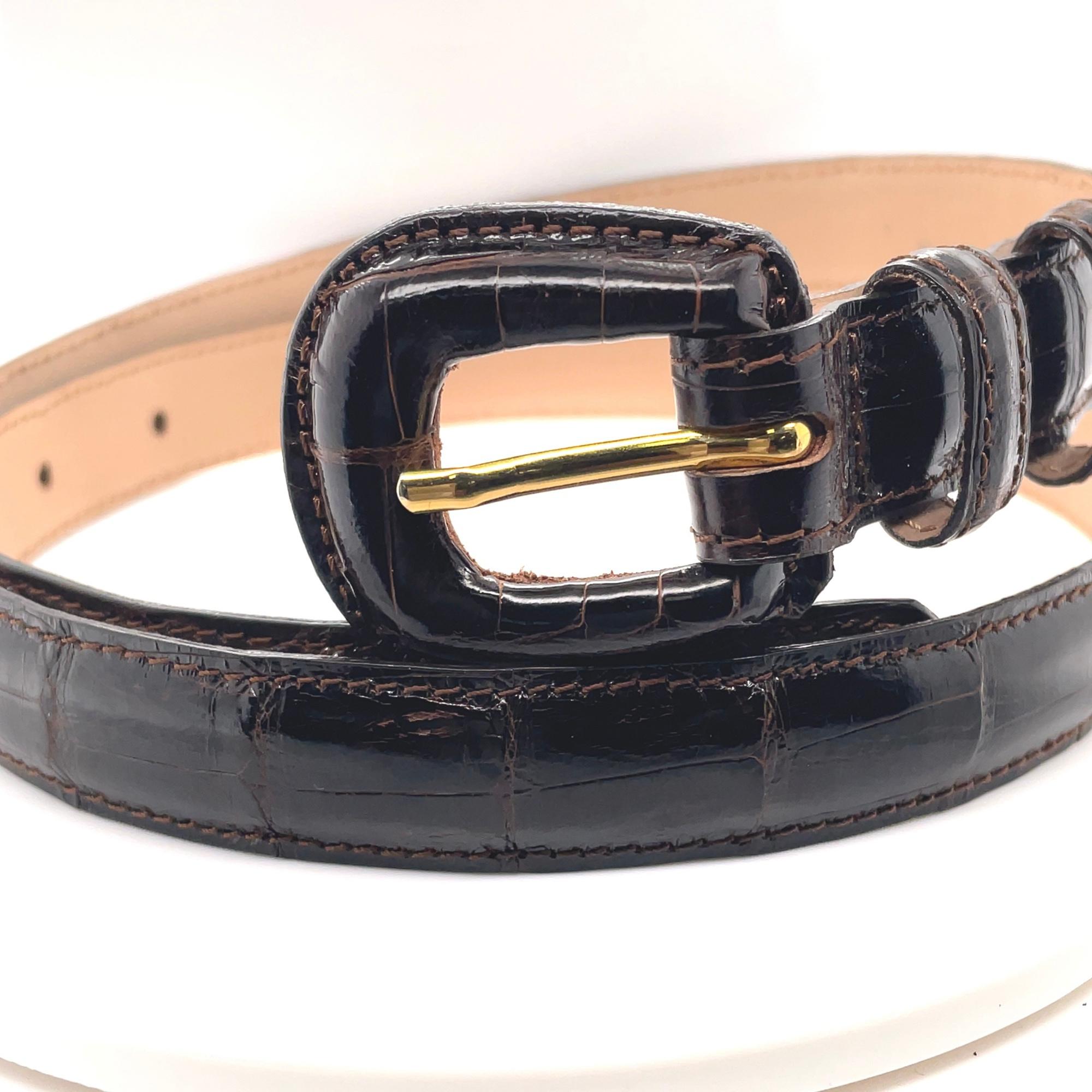 gold shiny belt