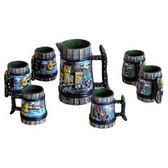 Repubblica Di San Marino Water Jug Set of Seven