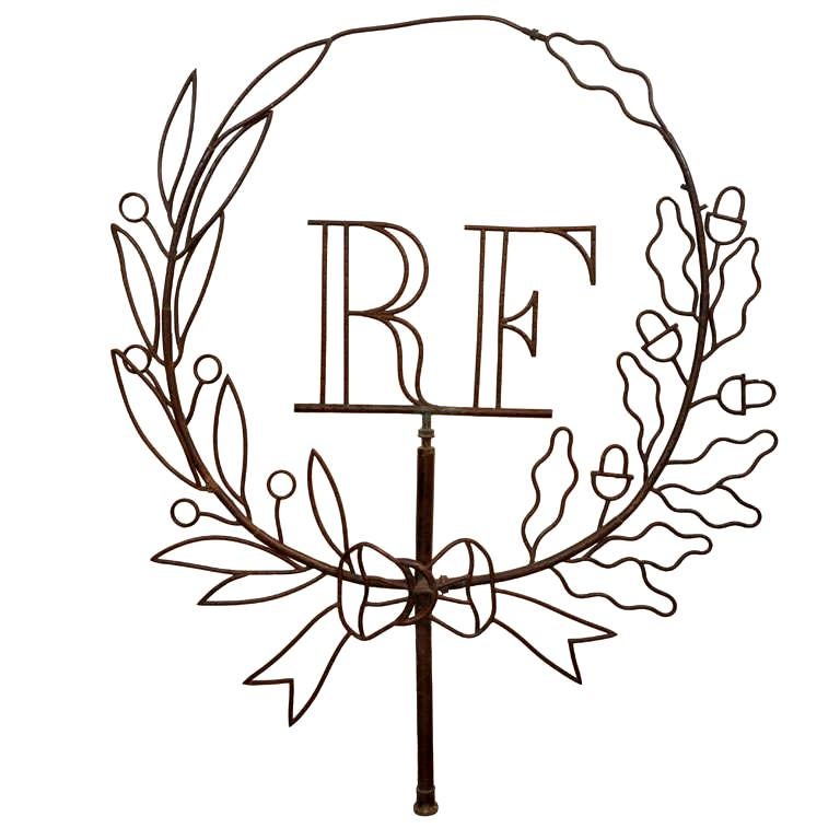 Republic of France Copper Emblem For Sale