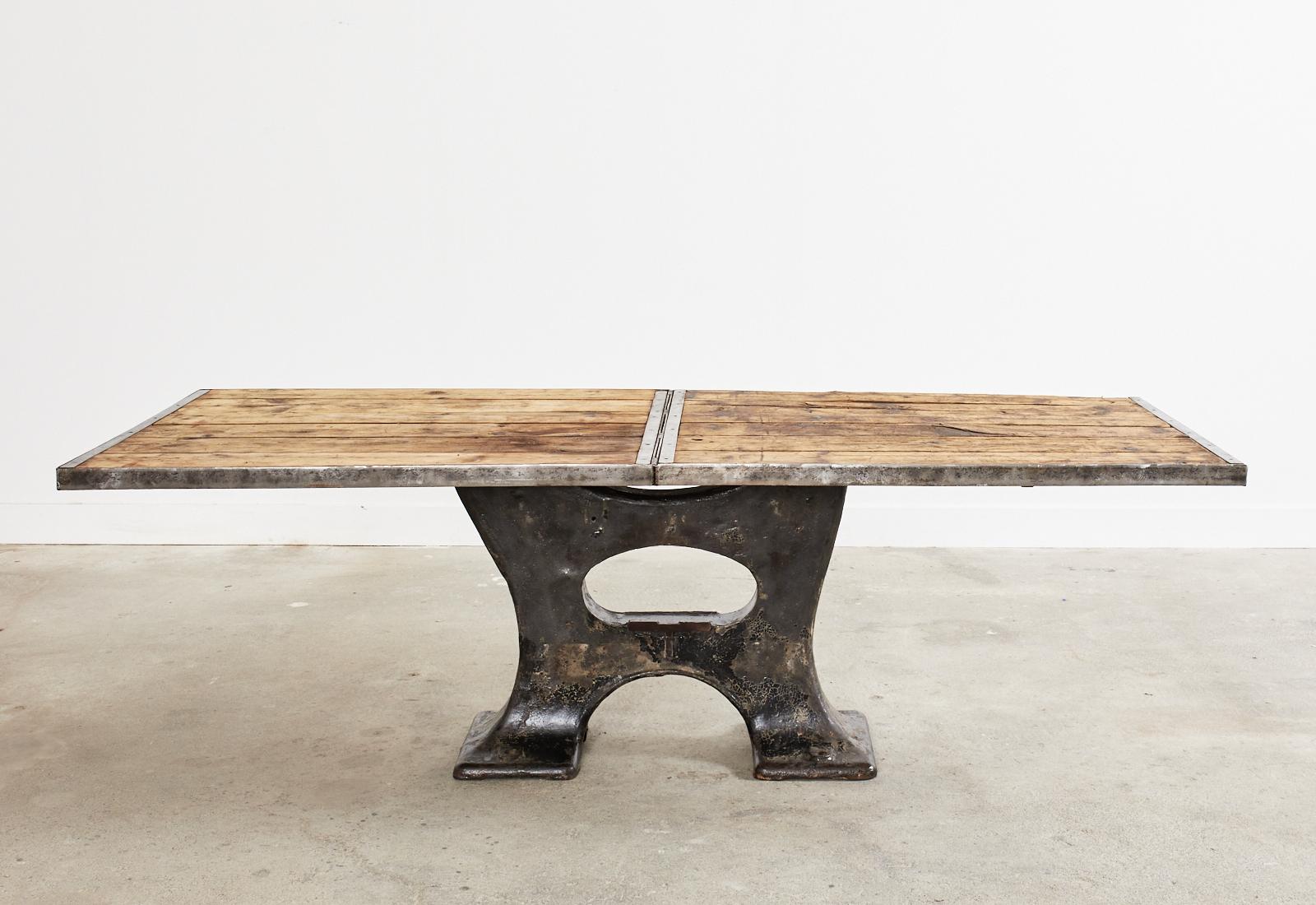 repurposed dining table