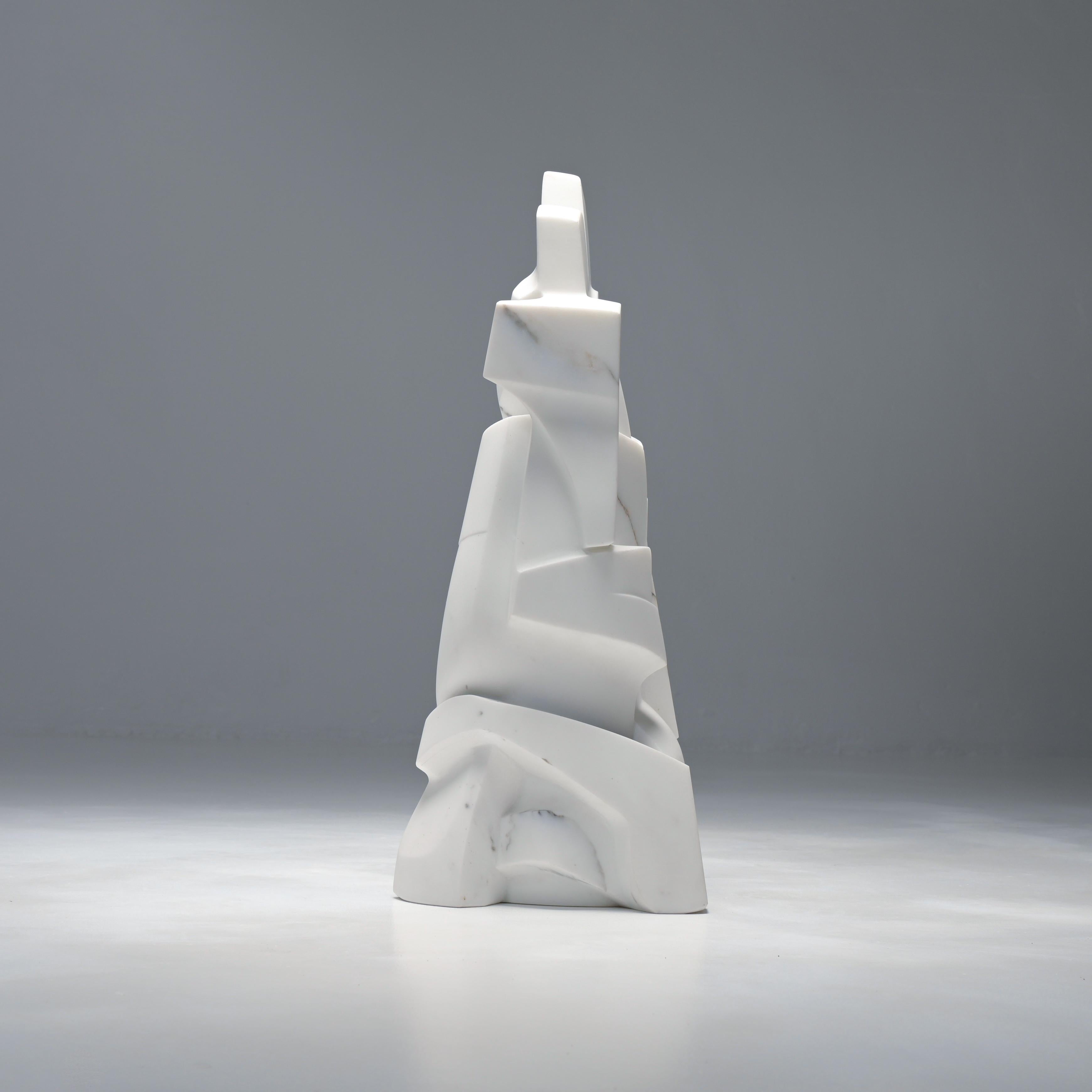 Requiem Carrara Marble Sculpture by Jan Keustermans For Sale 8