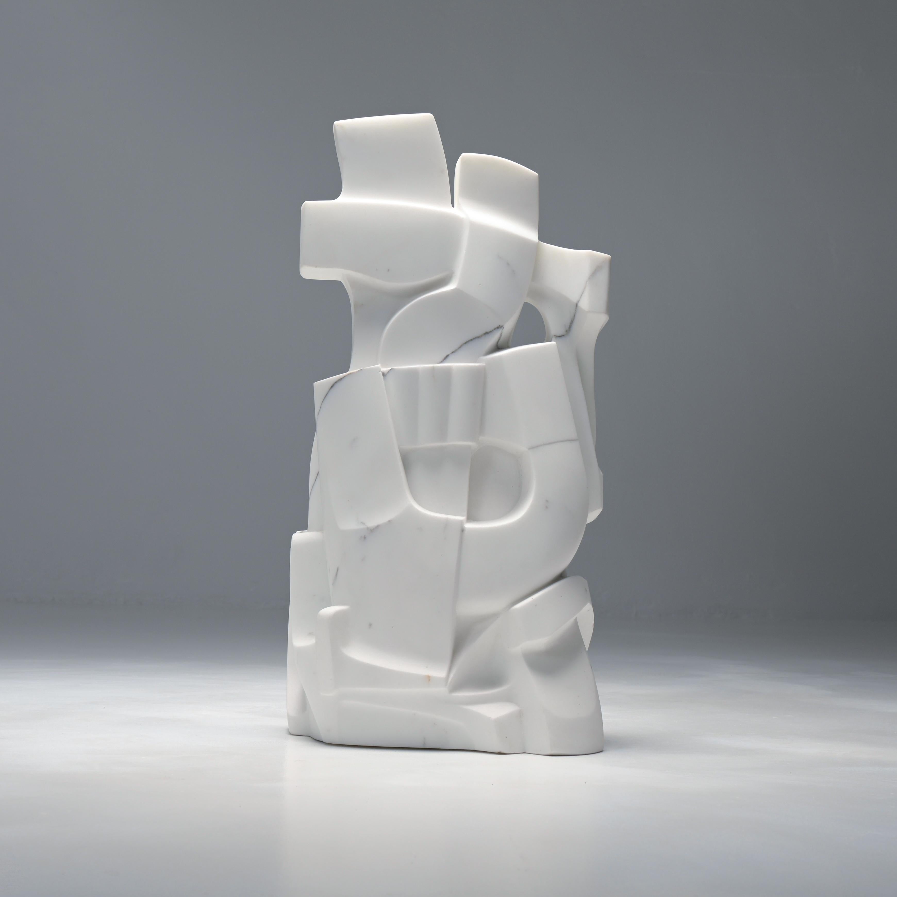 Requiem Carrara Marble Sculpture by Jan Keustermans For Sale 10