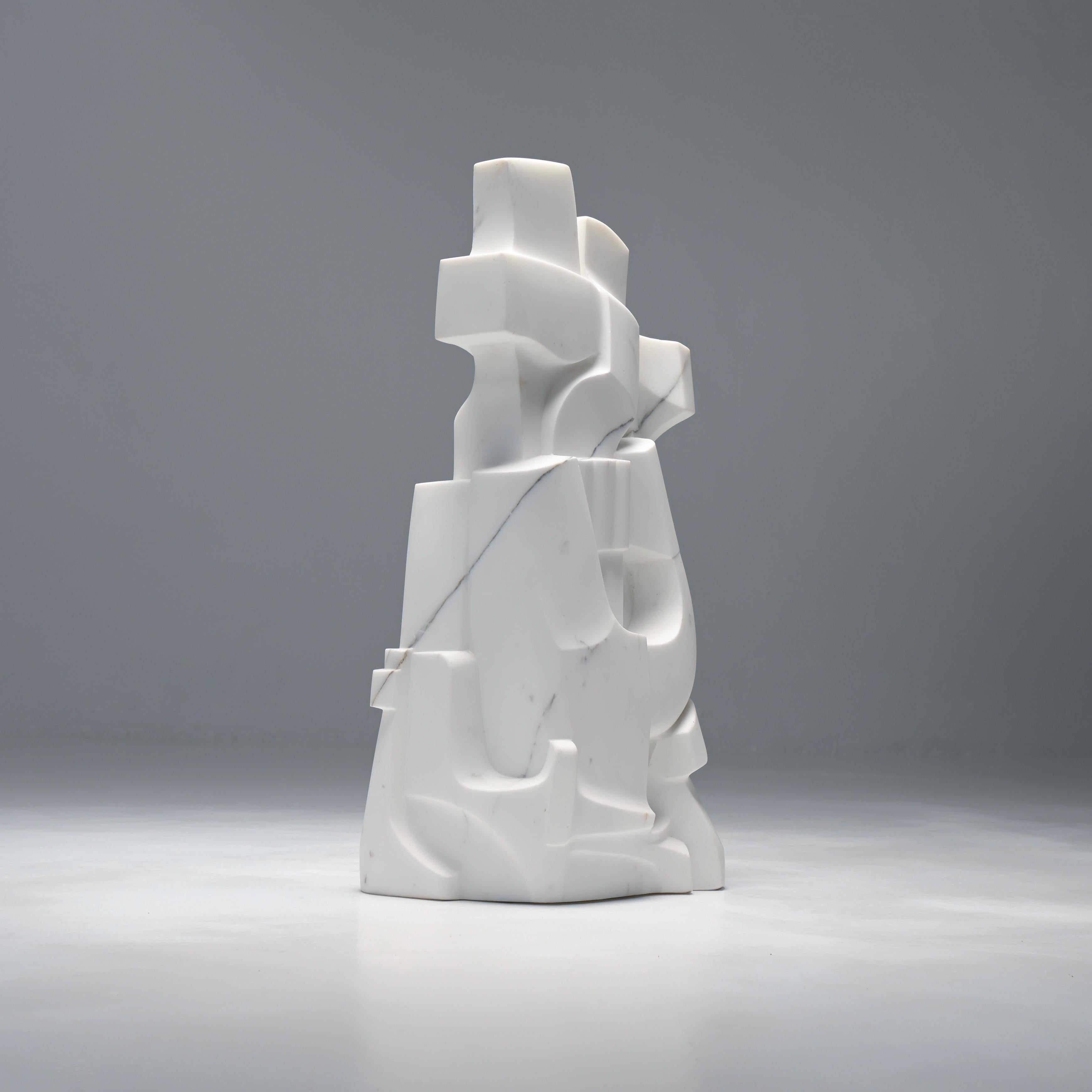 Requiem Carrara Marble Sculpture by Jan Keustermans For Sale 2