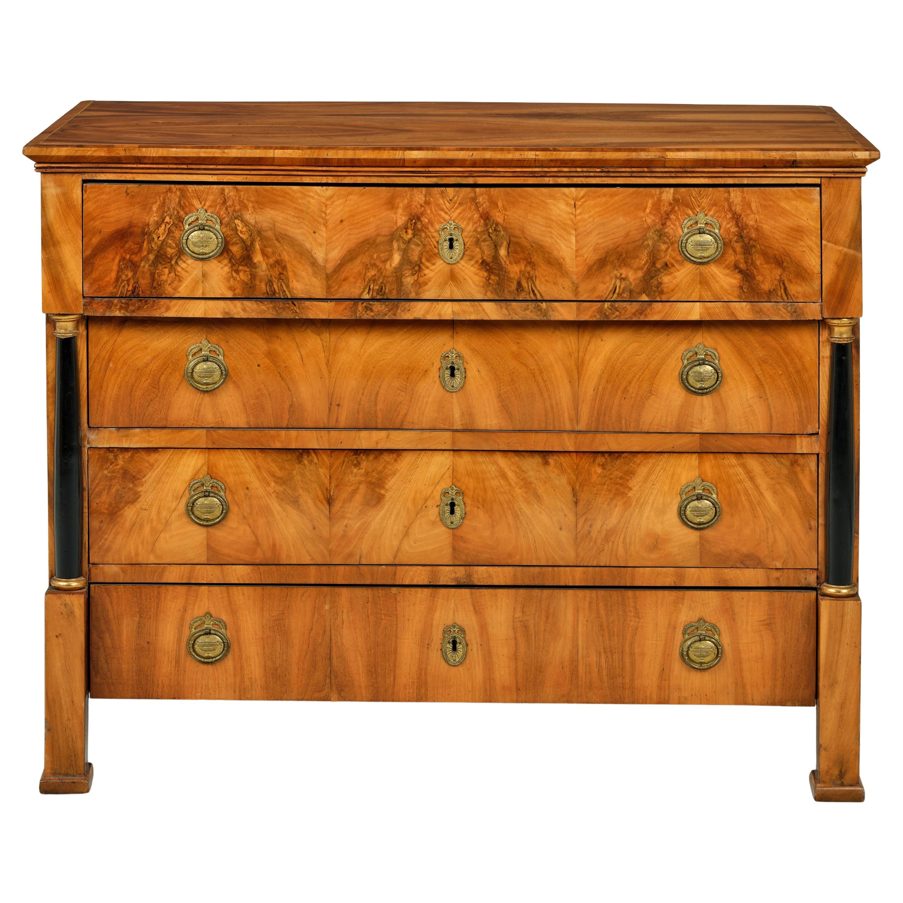 19th Century Fine Biedermeier Cherry Chest of Drawers. Vienna, c. 1825.