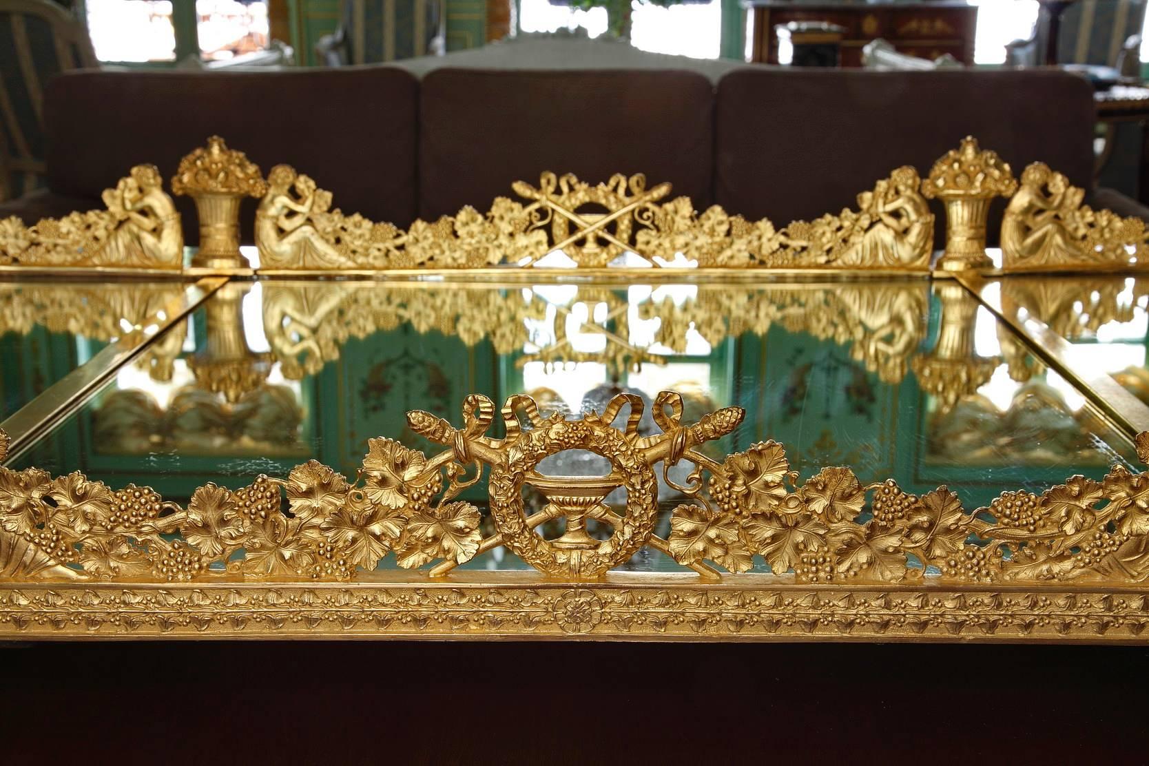 Resauration Surtout de Table Centerpiece Composed of a Four-Piece In Good Condition For Sale In Paris, FR