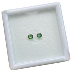 Reserved 0.46ct pair Alexandrite Green