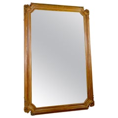 Reserved, a Large 19th Century French Giltwood Wall Mirror