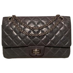 RESERVED Chanel Gray Aged Calfskin 50th Anniversary 2.55 Reissue 225