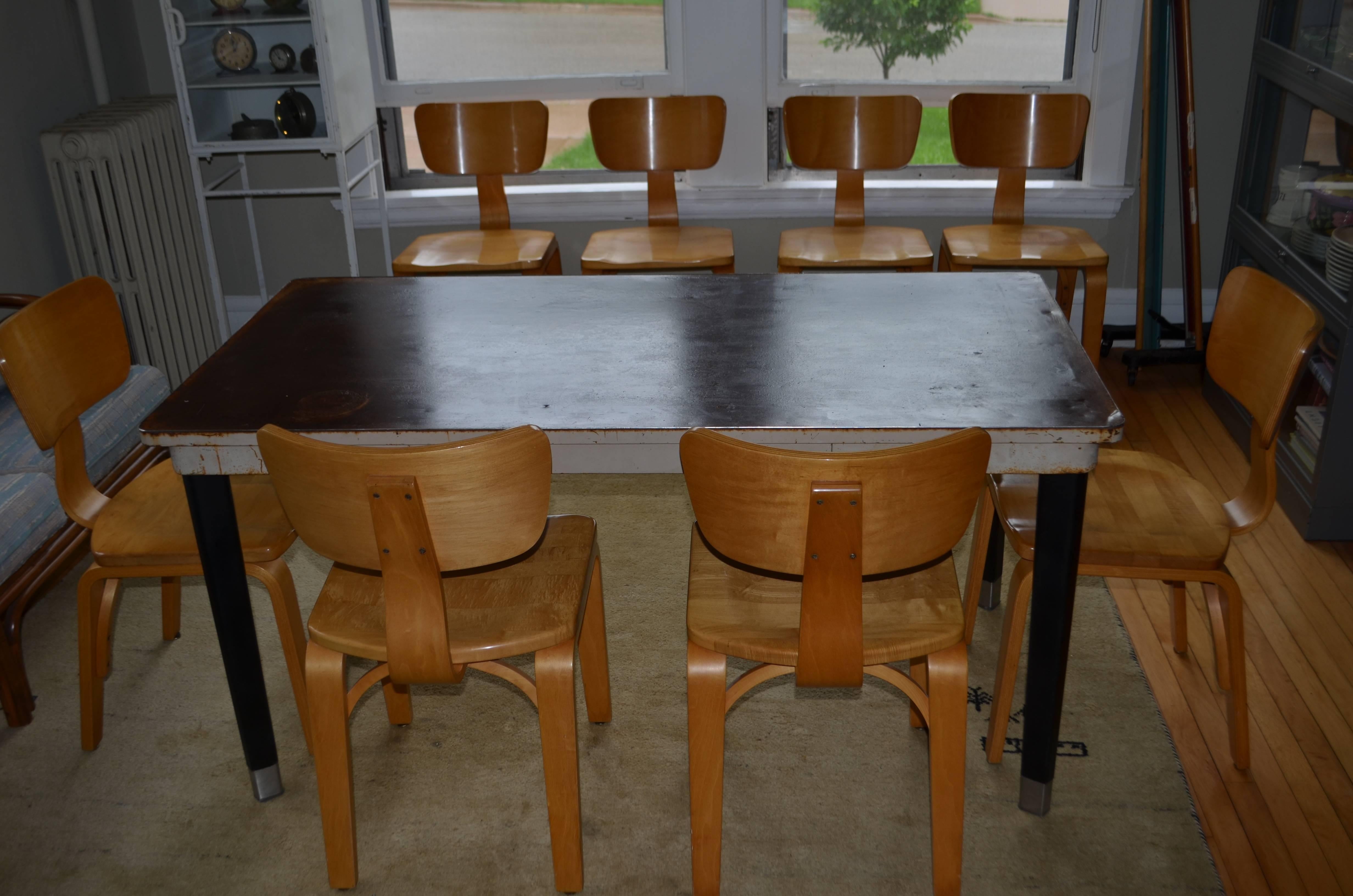 American Reserved for Alexandra: Thonet Maple Dining Chairs with Bentwood, Set of Four