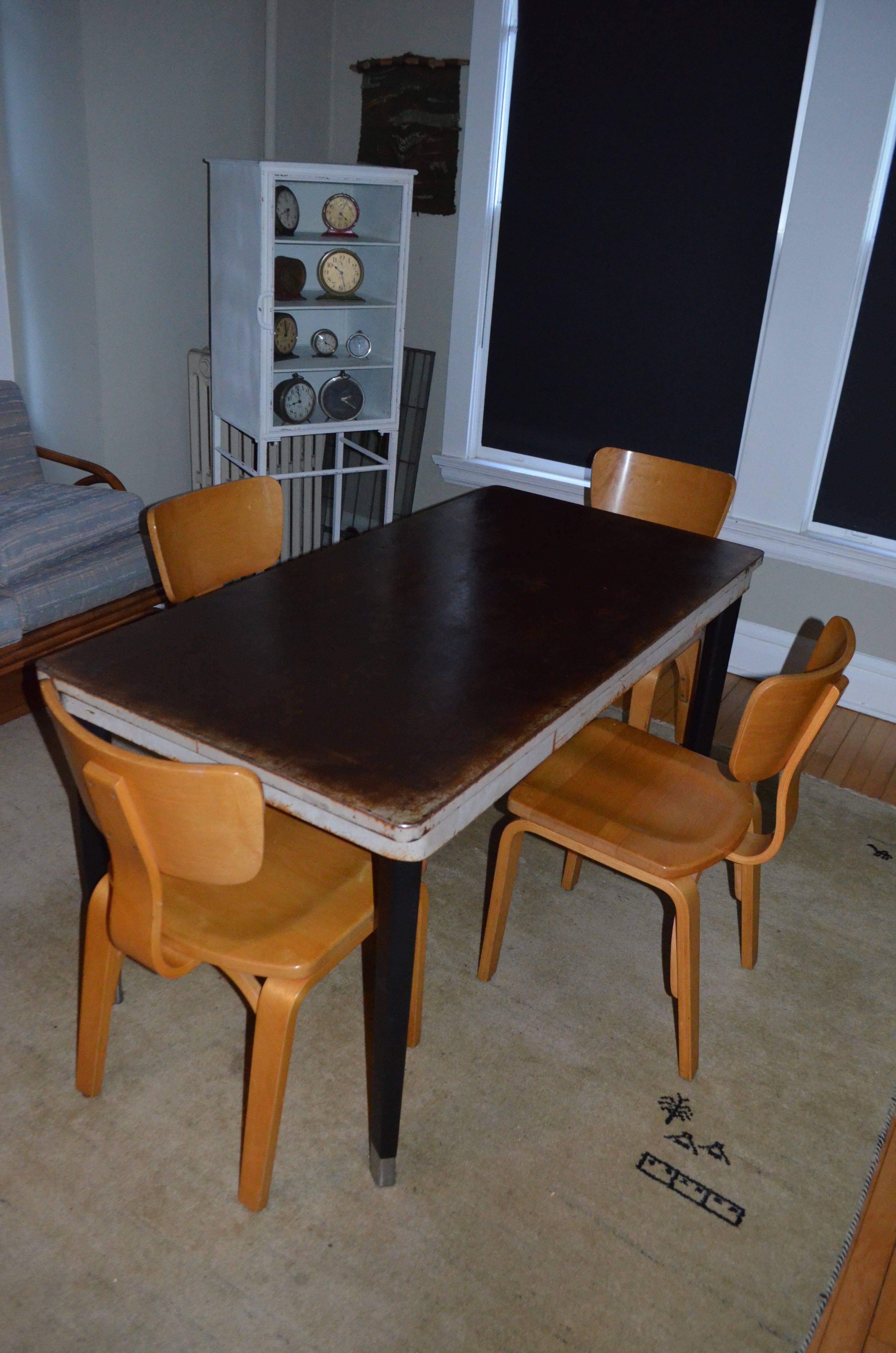 Reserved for Alexandra: Thonet Maple Dining Chairs with Bentwood, Set of Four 2