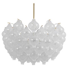 Reserved für Erin // Spare Glass für großen Tulpenglas-Kronleuchter aus Glas von Kalmar