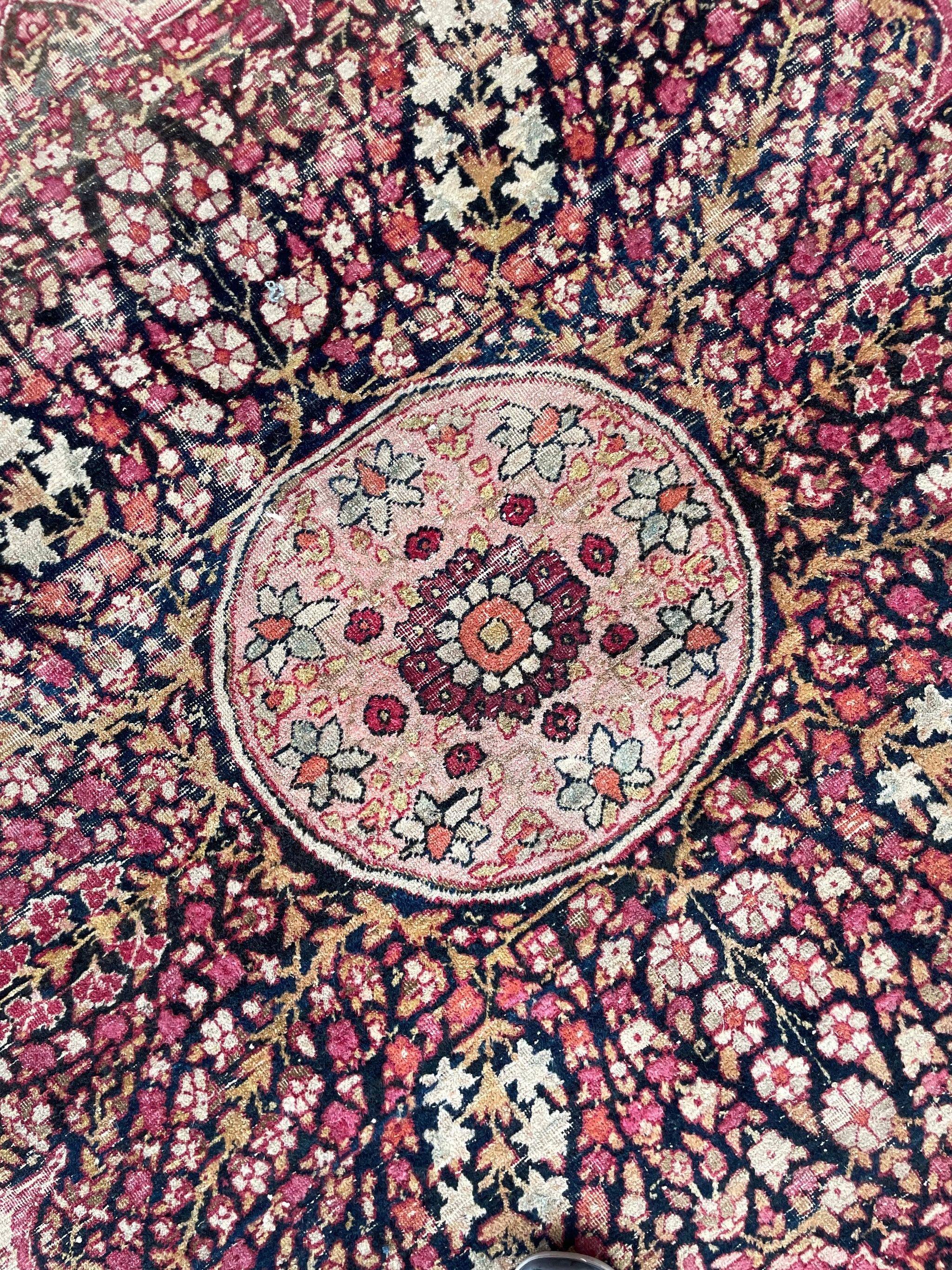 Hand-Knotted RESERVED FOR JULIETTE*** Antique Dazzling Kermanshah Rug, circa 1900's For Sale
