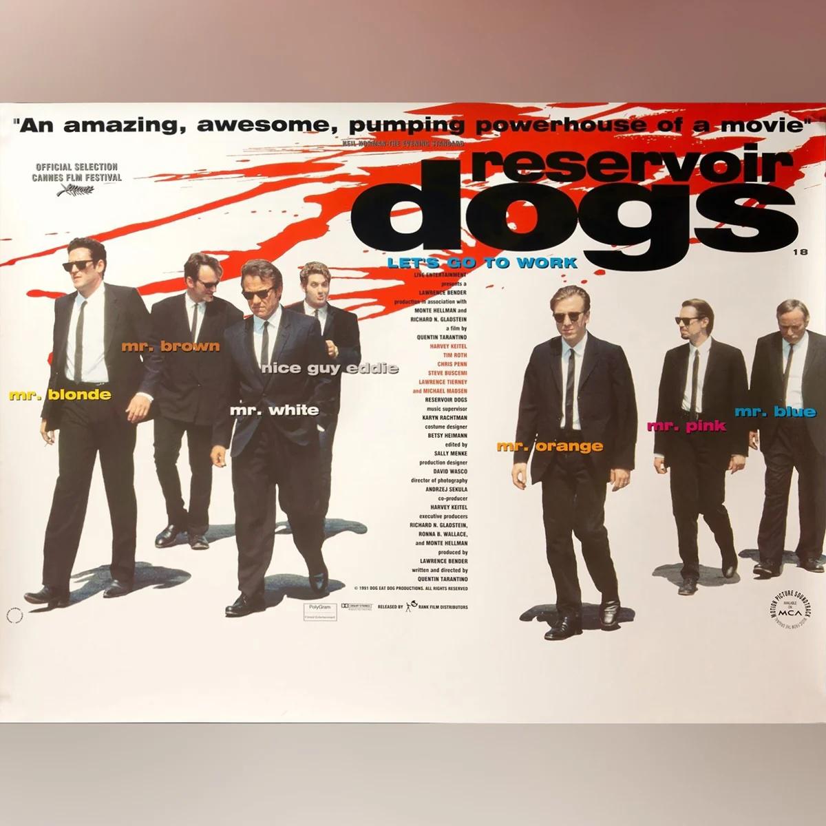 Reservoir-Hunde (1992) im Zustand „Hervorragend“ im Angebot in London, GB