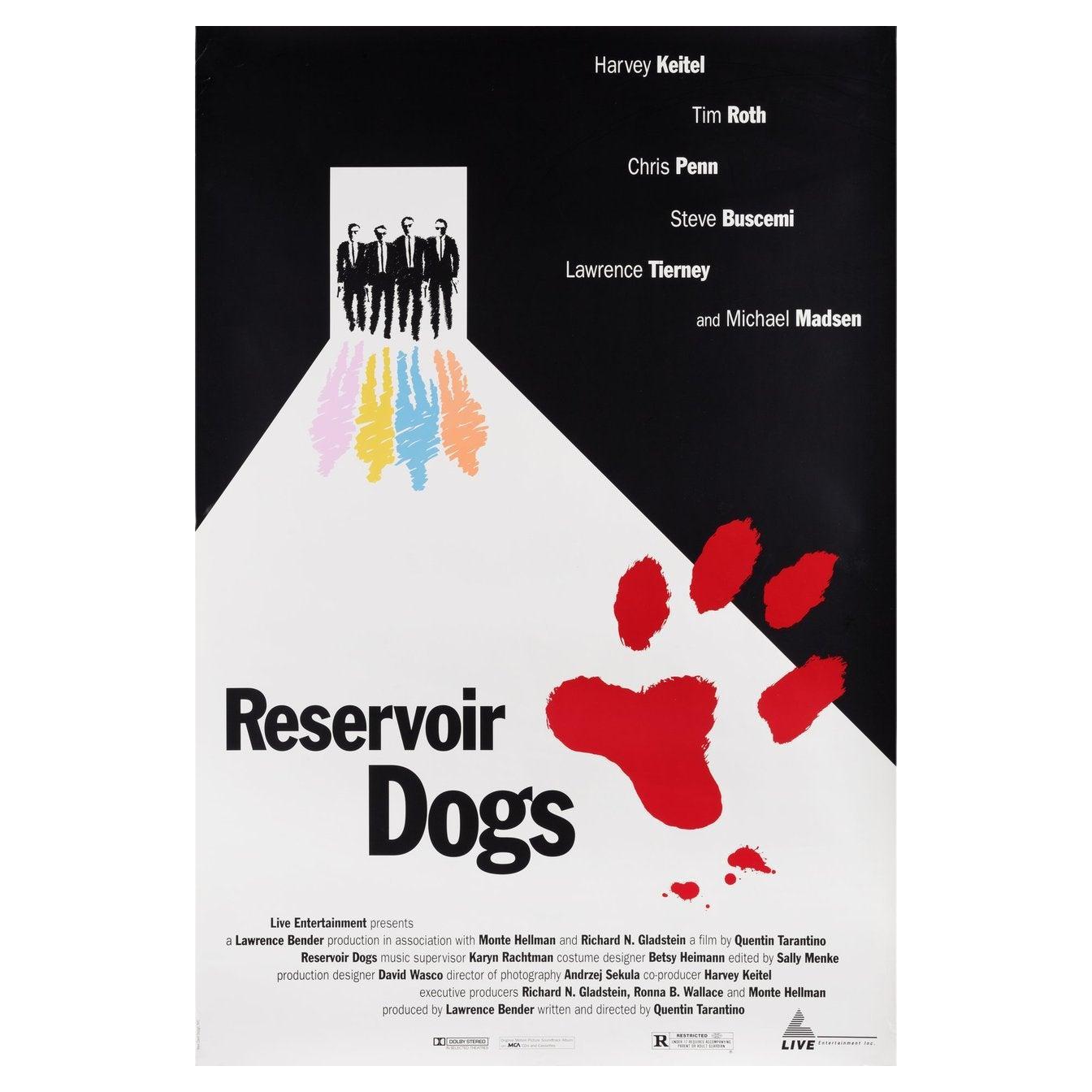 Reservoir Dogs 1992 U.S. One Sheet Film Poster