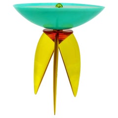 Resin and Fiberglass Table Lamp Postmodern Style by Steve Zoller