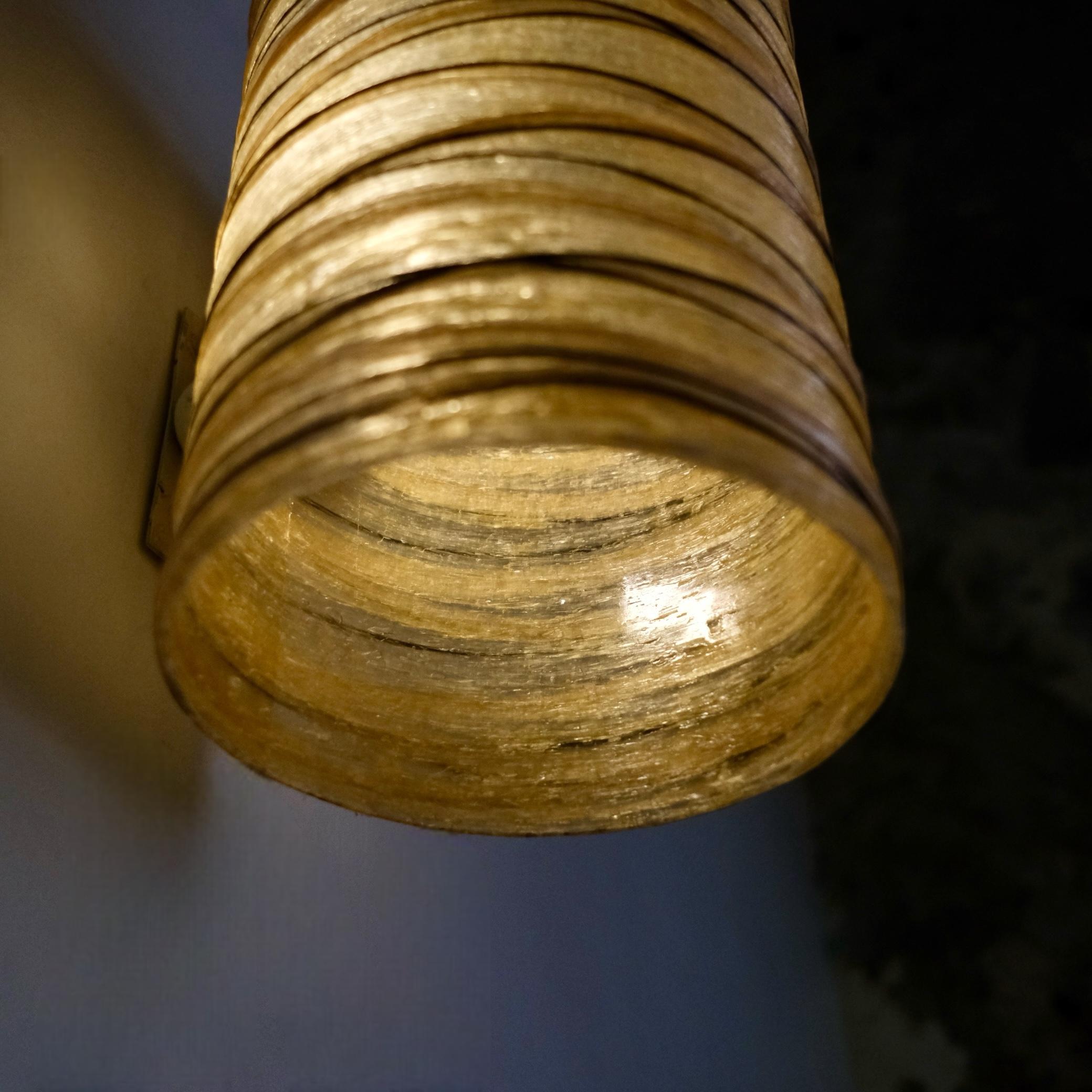 Resin and rope wall light by Accolay, made in France, 1970s 6