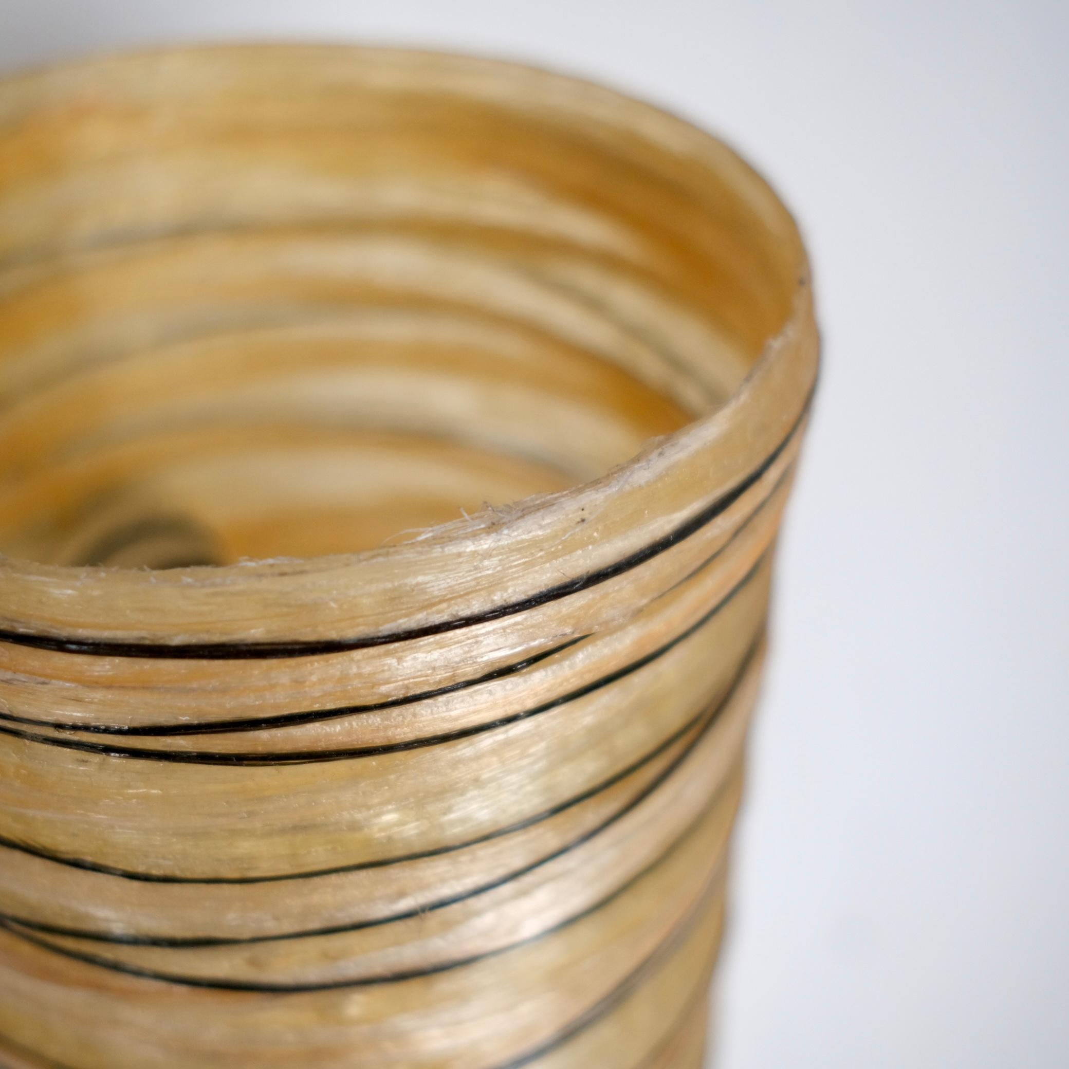 Resin and rope wall light by Accolay, made in France, 1970s 8