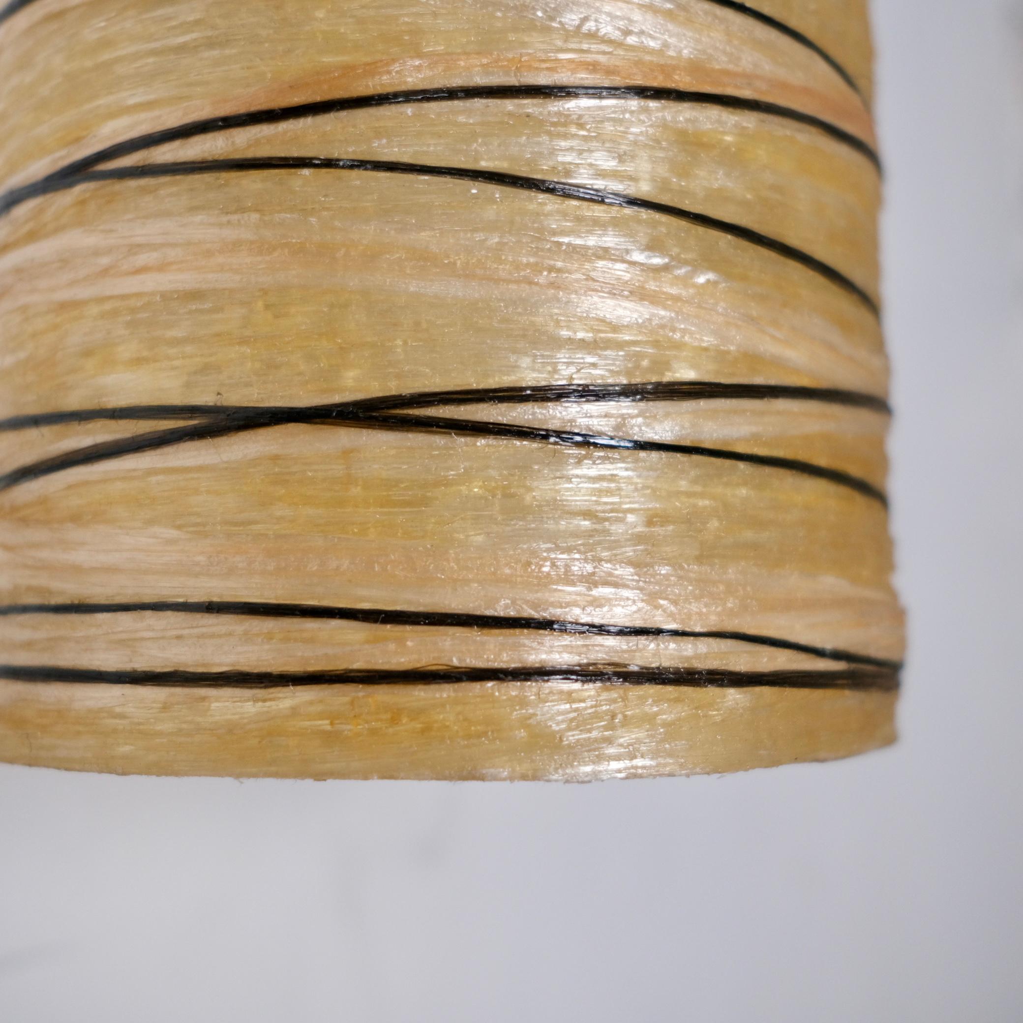 Rope Resin and rope wall light by Accolay, made in France, 1970s