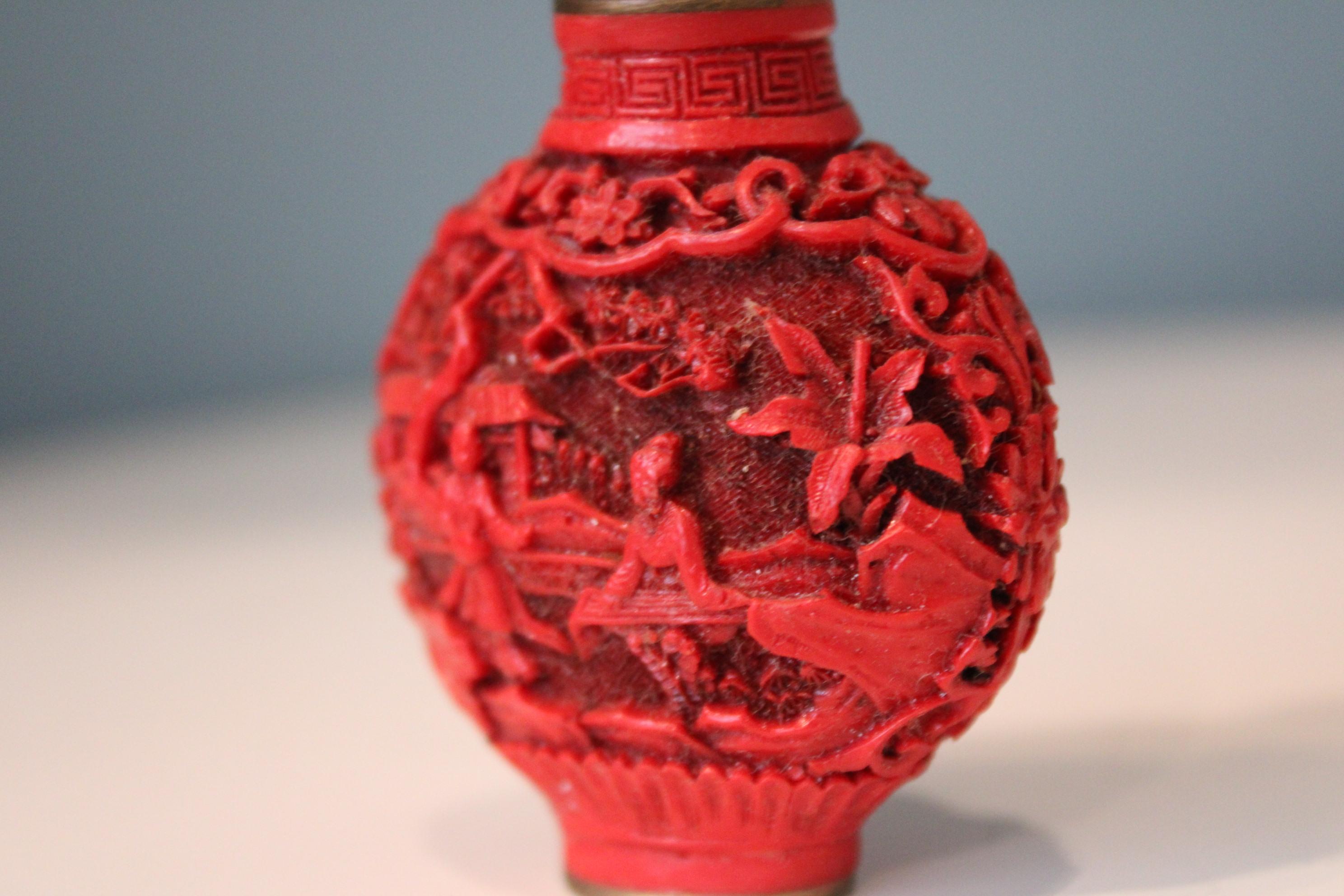 Resin Chinese Snuff Bottle For Sale 1
