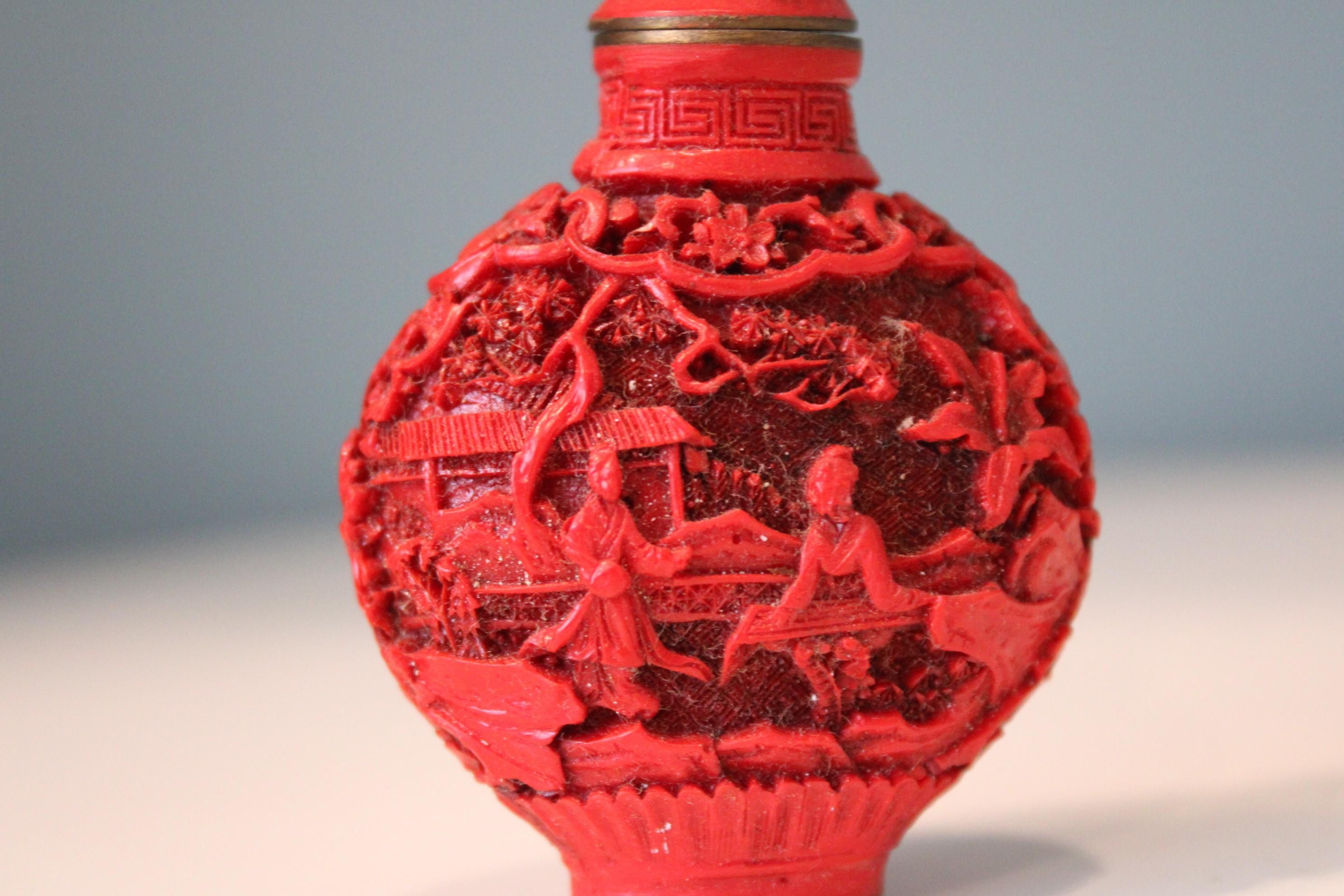 Resin Chinese Snuff Bottle For Sale 2