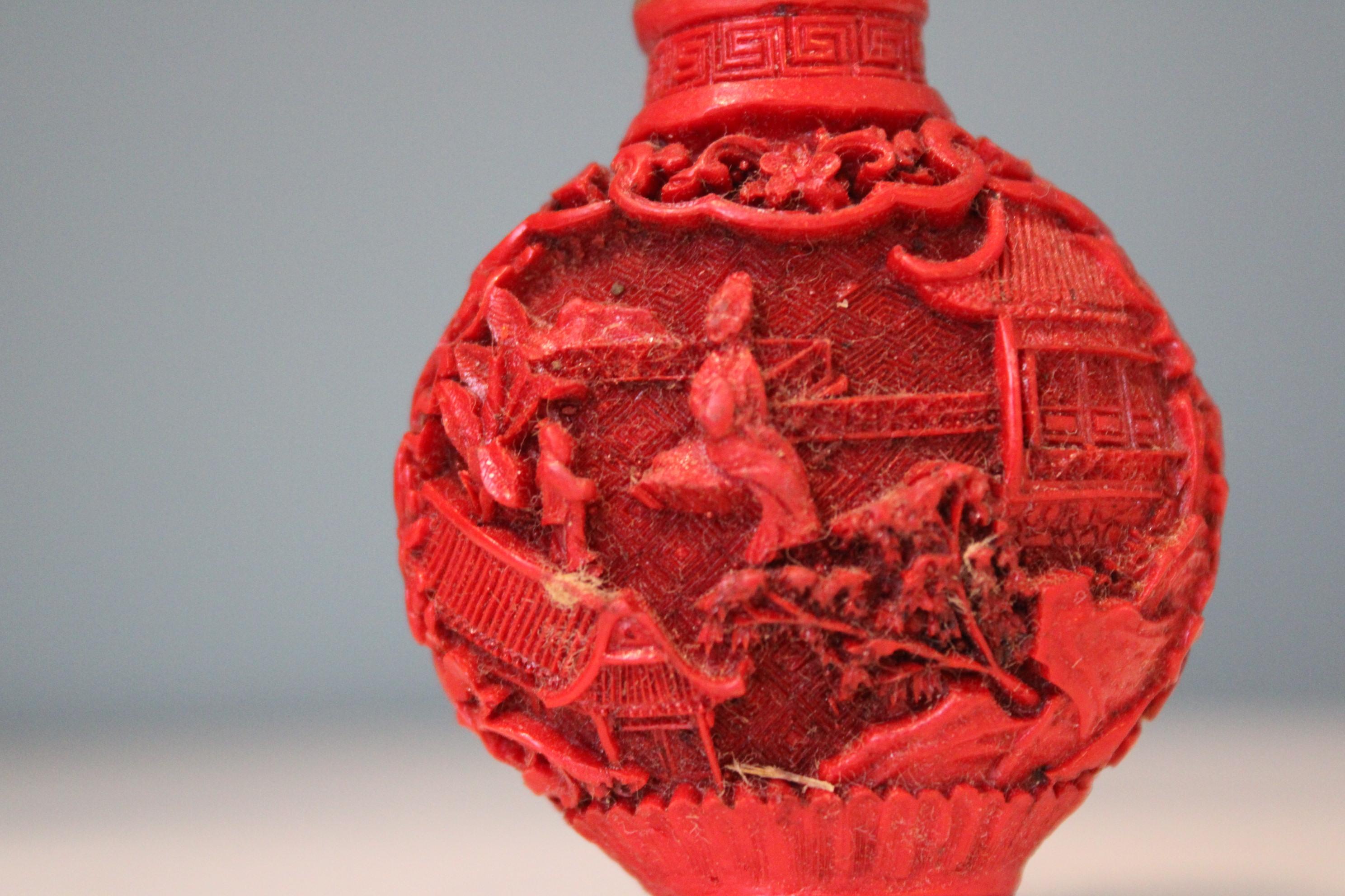 Resin Chinese Snuff Bottle For Sale 3