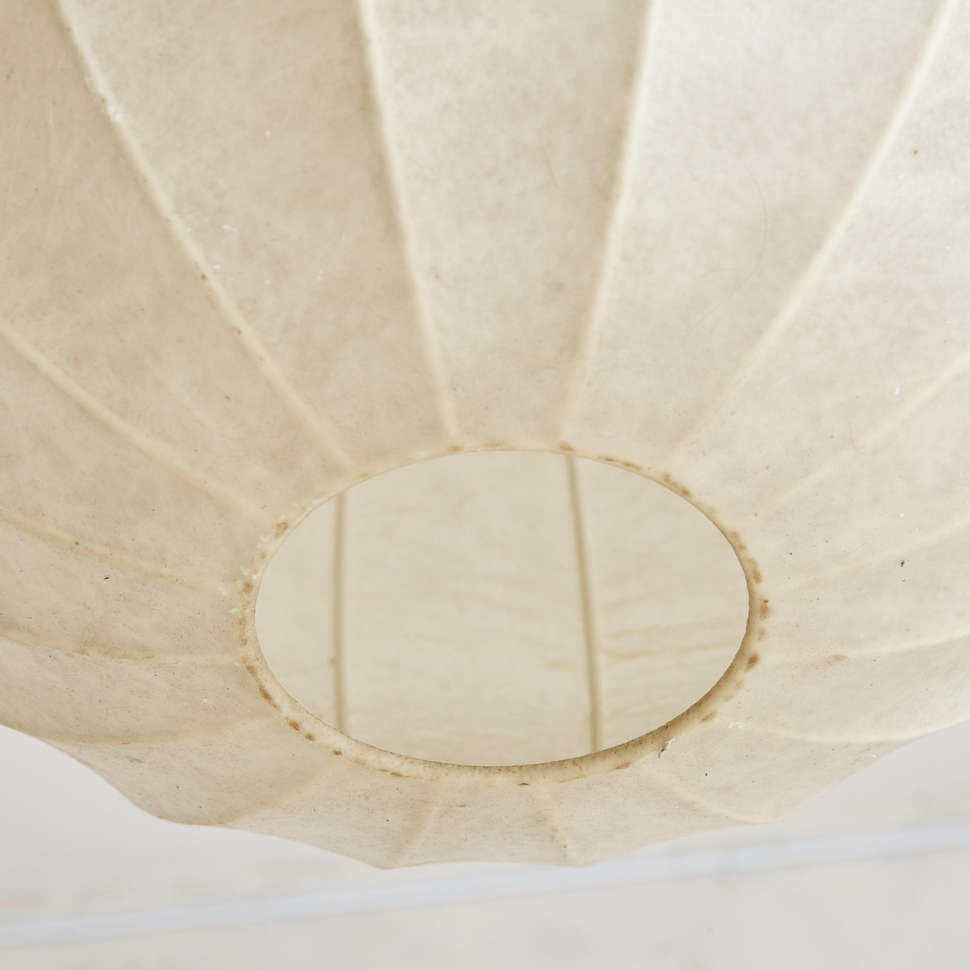Resin Cocoon Globe Pendant Light, Italy 1960s 5
