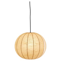 Lámpara colgante Cocoon Globe de resina, Italia Años 60