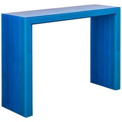 Resin Console/Console Table in Blue by Facture Studio, REP by Tuleste Factory