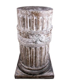 Resin Imitation Wooden Stand with Antique Style Finish