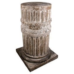 Resin Imitation Wooden Stand with Antique Style Finish