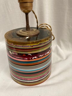 Resin lamp designed by A. Romain