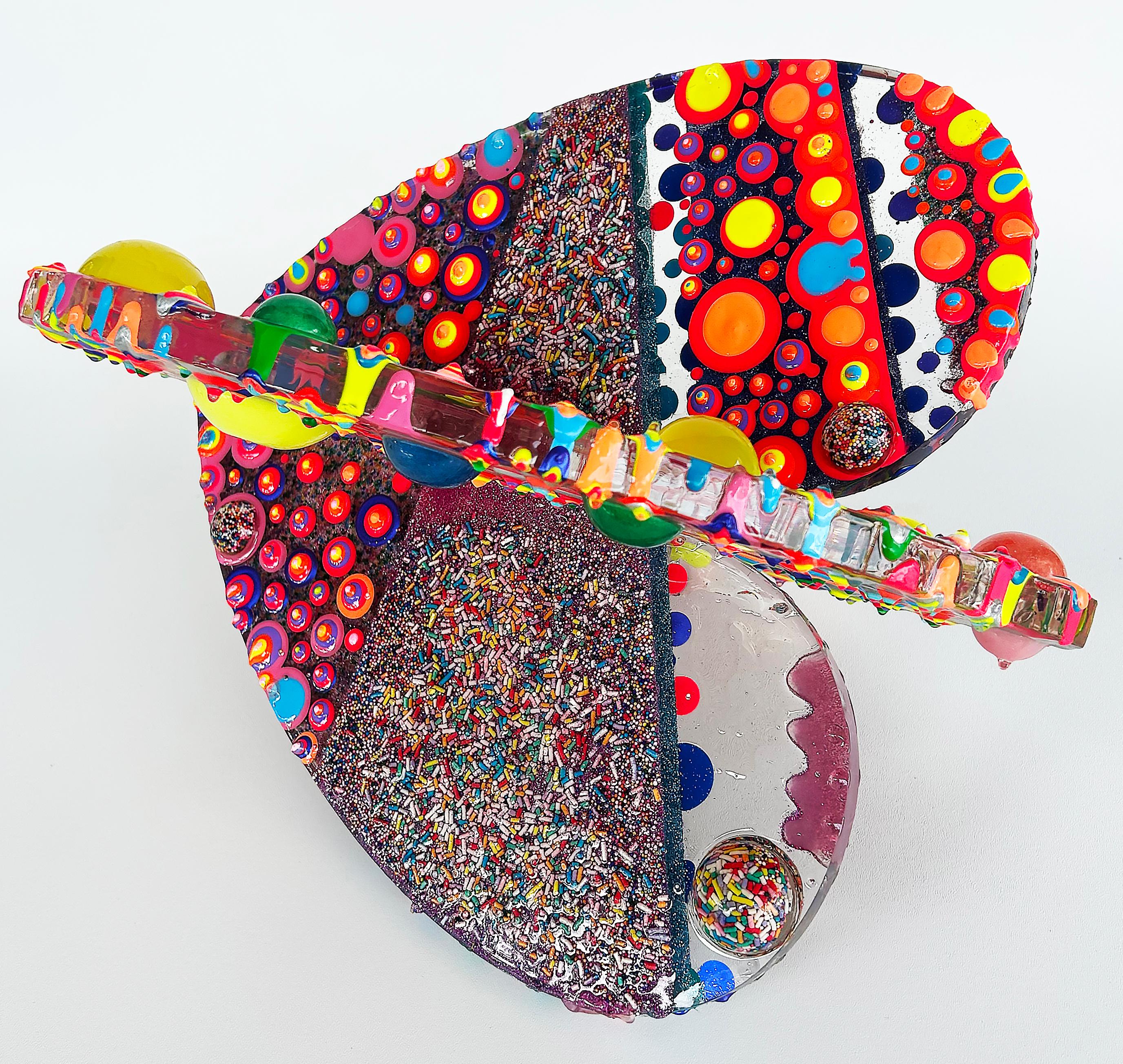 Scultura di cuore d'amore in resina degli artisti Michael Gitter, Jillian Whelan, pezzo 1/1 In condizioni Nuovo in vendita a Miami, FL