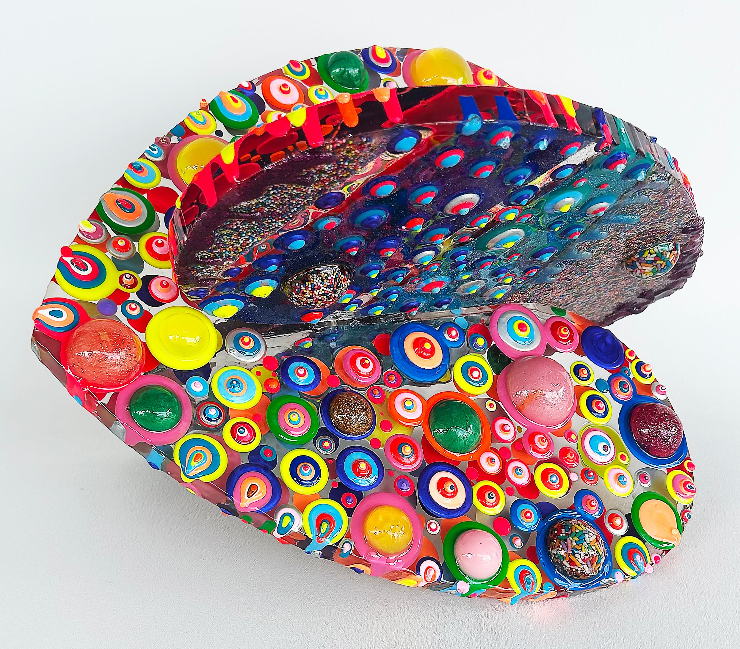 XXI secolo e contemporaneo Scultura di cuore d'amore in resina degli artisti Michael Gitter, Jillian Whelan, pezzo 1/1 in vendita