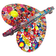 Resin Love Heart Sculpture by Artists Michael Gitter, Jillian Whelan, 1/1 piece