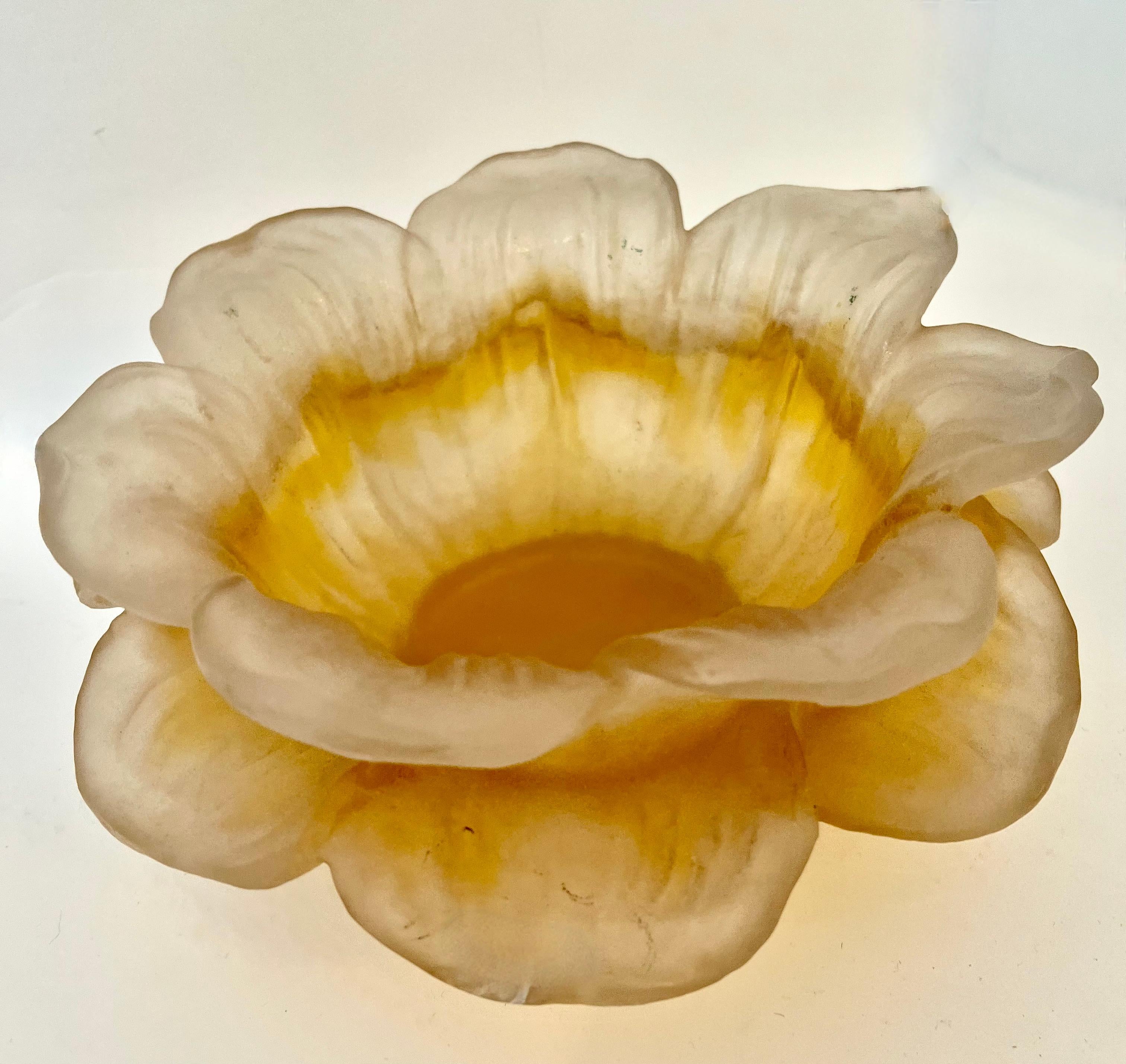 Mid-Century Modern Resin Multi Color Dorothy Throrpe Floral Bowl