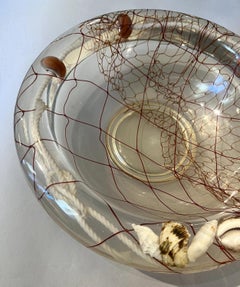 Resin pocket tray with inclusion Riccardo Marzi, Florence, Italy, 1970/1980