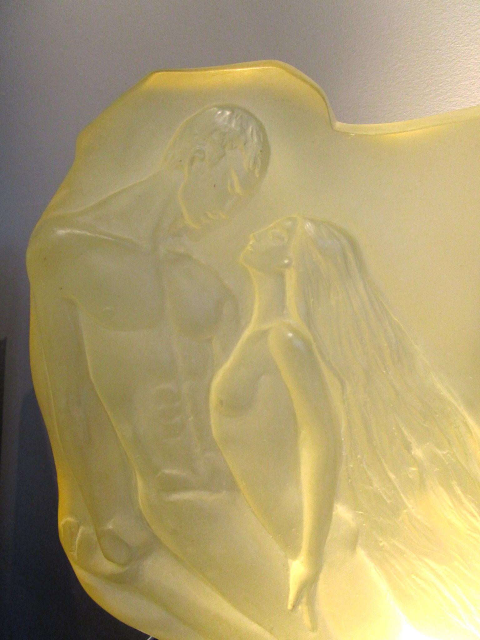 Resin Relief Sculpture by David Fisher for Austin Prod 1