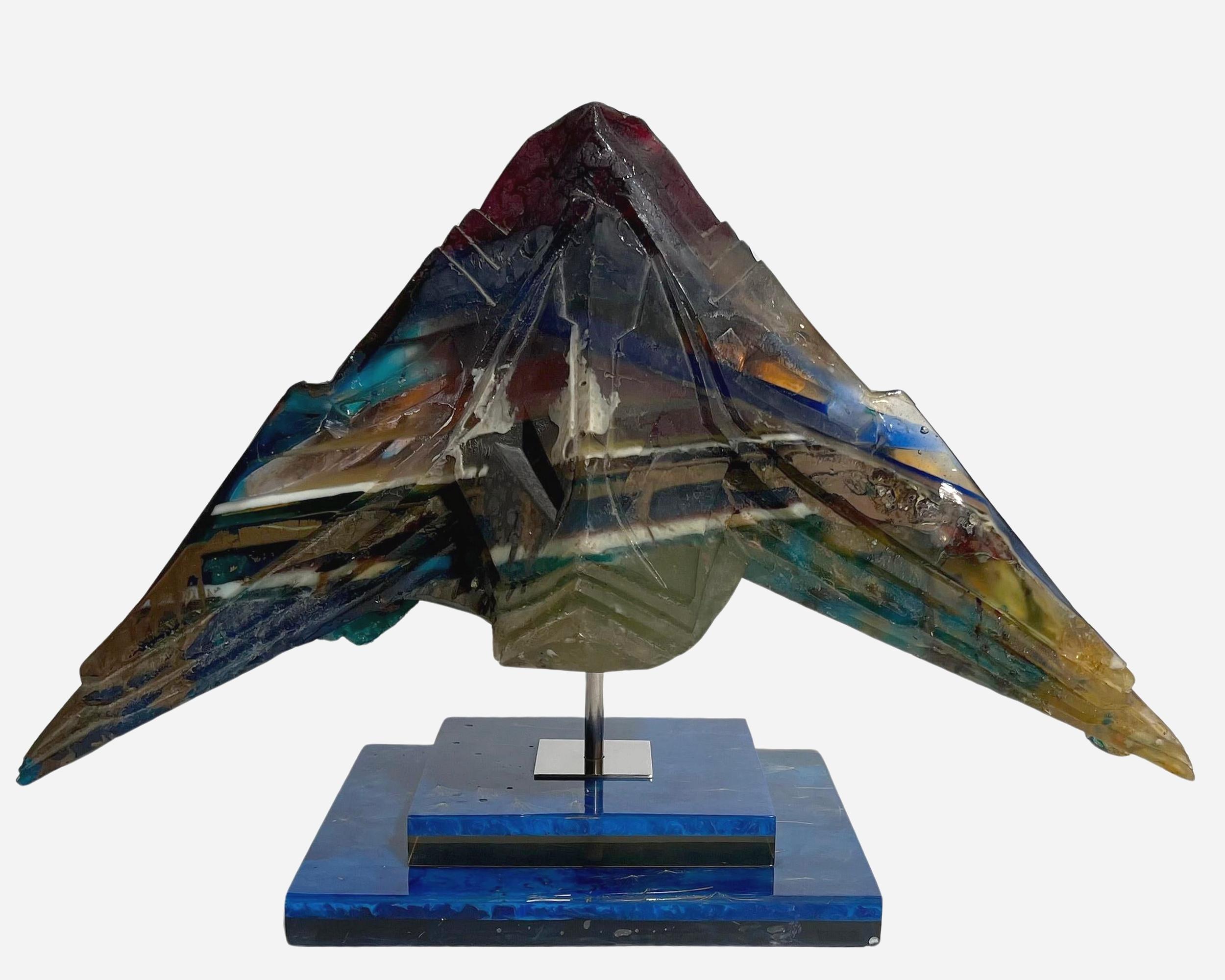 Scultura in resina di Pierre Giraudon, Parigi, Francia, circa 1980 In condizioni buone in vendita a Paris, FR