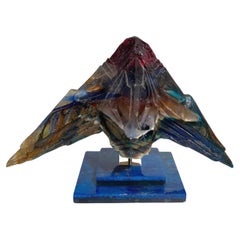 Resin sculpture by Pierre Giraudon, Paris, France, circa 1980