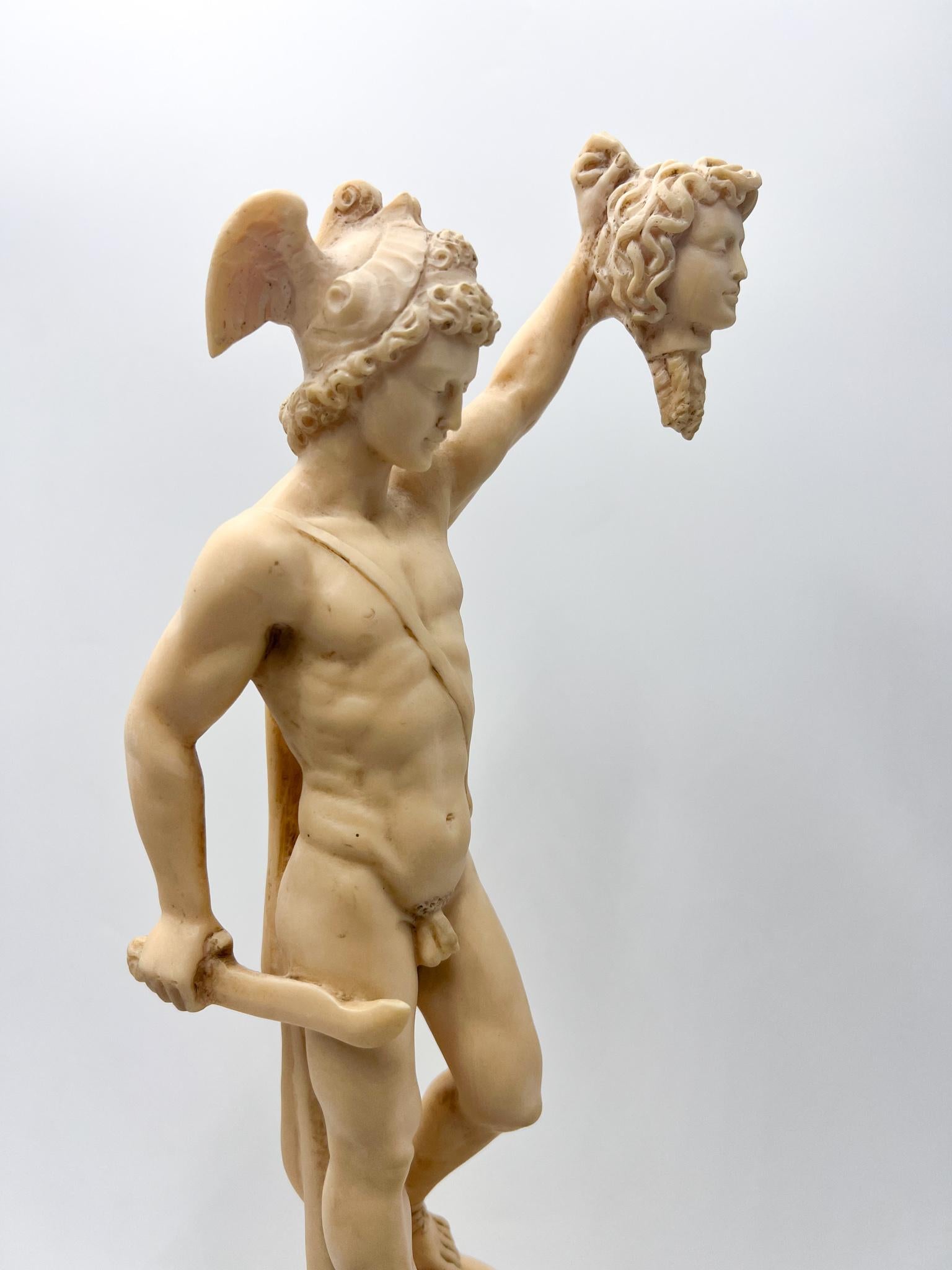 Resin Sculpture Depicting Perseus from the 50s In Good Condition In Milano, MI