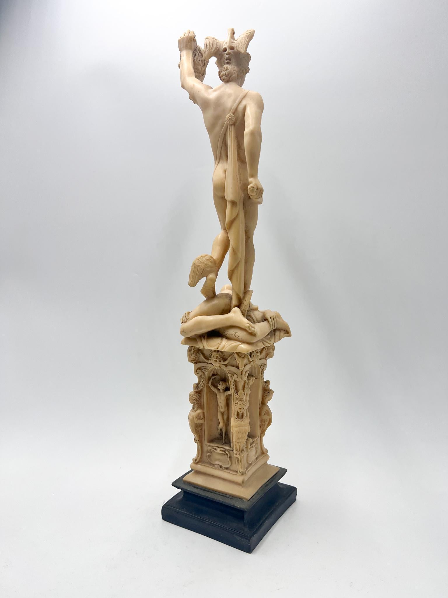 Mid-20th Century Resin Sculpture Depicting Perseus from the 50s