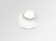 Resin Stone Ring in White Marble