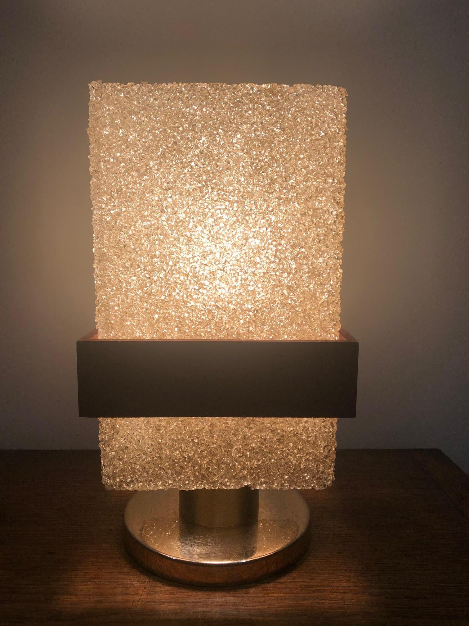 Mid-Century Modern Resin Table Lamp For Sale