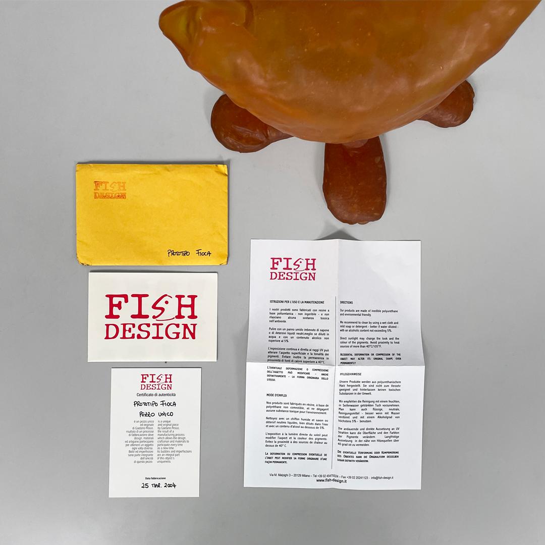 Kunstharzvase Prototipo Fioca von Gaetano Pesce für Fish Design, 2000er Jahre im Angebot 4