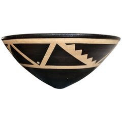 Resist Decorated Stoneware Bowl by Jason Wason